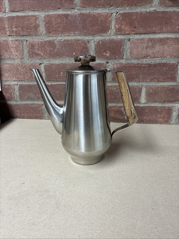 International Decorator Stainless Steel 18-8 Japan – Coffee Tea Pot MCM