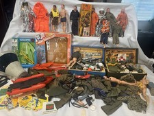 VINTAGE GI JOE 1964 MASSIVE LOT 12 COMP FIGS ADVENTURE TEAM NIGHT SURVEILLANCE