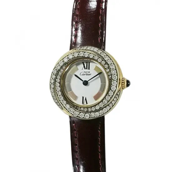 Cartier — Cartier Diamond Bezel Must W1010744 27mm #SU1238