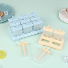 Ice Cream Popsicle Mold Homemade Ice Box With Plastic Stick Ice-lolly Mold~R