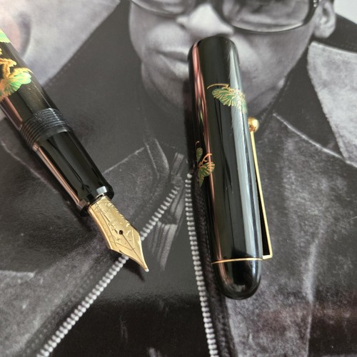 Pilot Nippon Art Pine Tree Fountain Pen - 14K M + CON 70