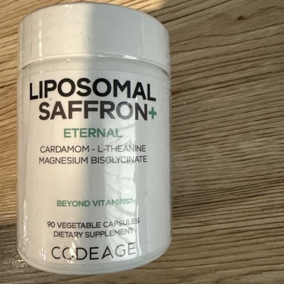 Codeage Liposomal Saffron+ Supplement 90 Capsules -1 per serving EXP 8/28 NEW
