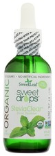 Organic Sweetleaf Stevia Sweetener Sweet Drops Steviaclear
