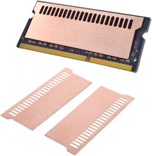 Laptop Memory Heatsink Kit, Copper Heat Sink  Pre-Applied Thermal Conductive Ad