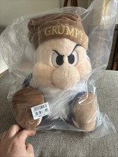 Disney Store Snow White and The Seven Dwarfs Grumpy Medium Plush Soft Toy New UK