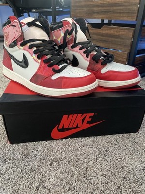 Spiderman Into The Spider verse Jordon 1 s Size 10 with box 