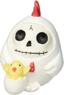 FURRYBONES Nugget Signature Skeleton in Chicken Costume with Hatching Chick