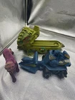 Vintage Heman MOTU Dragon Walker Tiger Blue Vehicle Lot Battle Ram Panthor Tiger