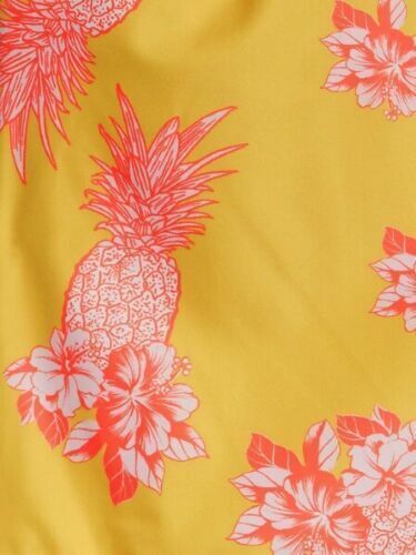 NWT Gap Kids Girls Swimsuit swim gold pineapple tropical floral you pick size - Picture 2 of 3