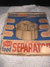 Vintage Presto Food Separator In Original Box