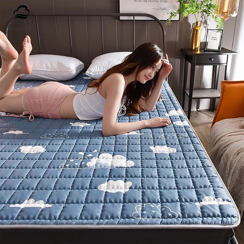 Queen Size Mattress Topper, 1200 GSM Cooling Cushion, Mattress Pad for Back Pain - Picture 104 of 124