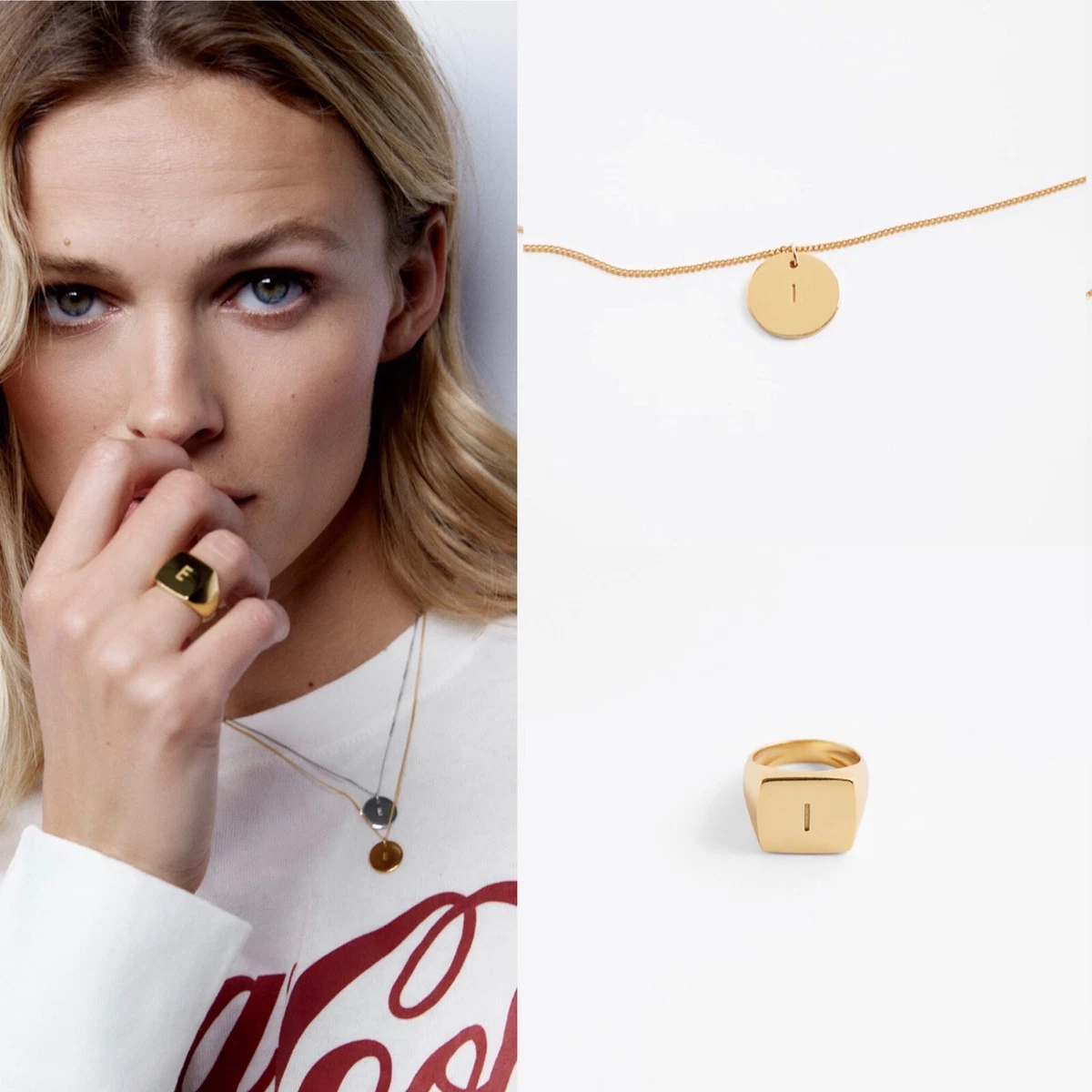 Zara gold plated jewellery deals