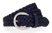 Tamaris Leather Belt W95 GüRtel Marine Dunkelblau Neu