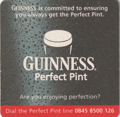 BIERMATTE - GUINNESS (DUBLIN) - 6 STUFEN ZUR PERFEKTION - (Katnr. 1211) - (2000)