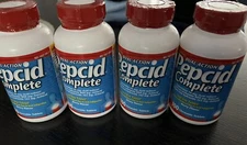 Pepcid Dual Action Complete 100 Chewable Tablets Berry Flavor Lot of 4 Total 400