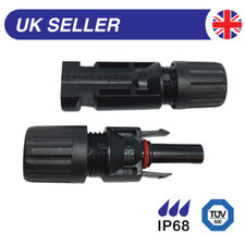 5 Pairs of 30A Male & Female MC4 Solar Panel Connectors IP68 Waterproof 