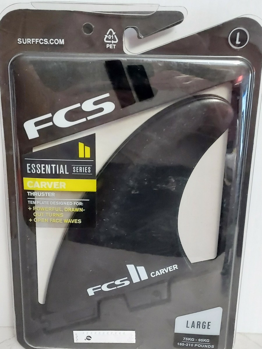 サーフィン・ボディボード FCS2 CARVER LARGE size Amazon.com : FCS 2 Carver Glass Flex Tri-Fin Set Black L