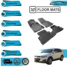 3d Molded Interior Car Floor Mat For Chevrolet Captivablack 3d Molded Interior Car Floor Mat For Chevrolet Captivablack