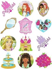 144 x Childrens GIRLS Princess Tattoos Temporary Transfers Party Bag Fill Favour