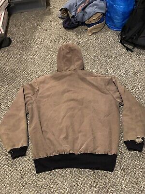 Vintage Carhartt Detroit Style Duck Canvas Hooded Jacket Vintage Carhartt Detroit Style Duck Canvas Hooded Jacket