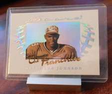 1997 SCORE THE FRANCHISE KEYSHAWN JOHNSON FOOTBALL ENHANCED HOLOGFOIL CARD 11/16
