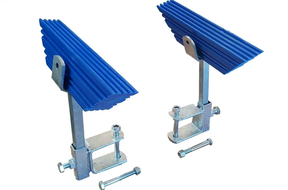 Boat Trailer Skid Pair 30cm Long Blue Trailer Boat Centering Unit With 8" Yokes - image 3 of 4