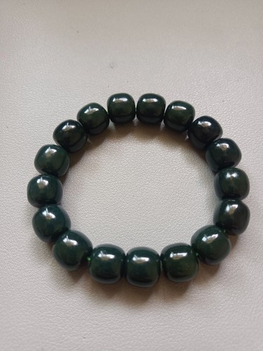 Pulsera Certificado Nefrita Hetian Jade Cuerda de Mano Unisex Joyería Fina - Imagen 5 de 19