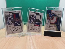 2017 Zay Jones 3-Card Numbered RPA Lot 2 Impeccable /75 & 1 Immaculate /10 Bills