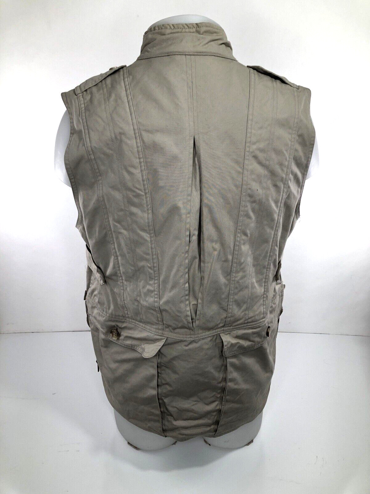 BANANA REPUBLIC - Rare Style Vintage HONG KONG Safari Hunting Mens L Vest image 5