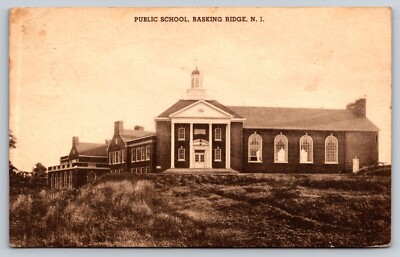 Postcard Public School Basking Ridge New Jersey | eBay