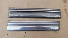 1946 1947 1948 Mercury Cowl Stainless Trim Moldings Original Pair 1942