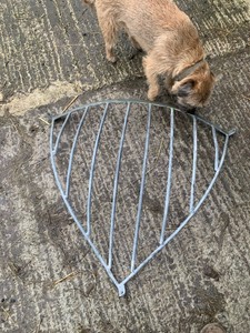 Galvanised Hay Rack Corner Stable Horse Sheep Feeder Haylage