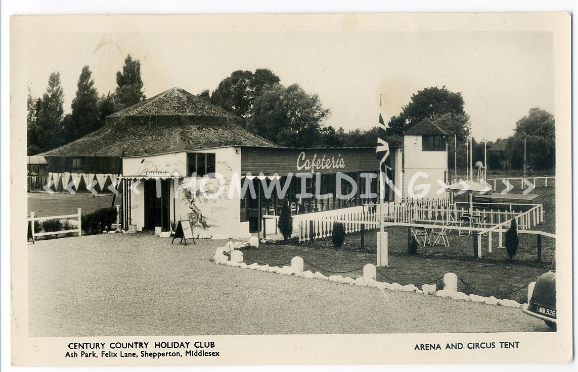 RP SHEPPERTON Holiday Club CIRCUS Cafeteria LONDON Middlesex