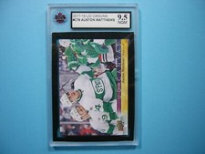 2017/18 UPPER DECK UD CANVAS HOCKEY CARD C79 AUSTON MATTHEWS ST PATS KSA 9.5 NGM