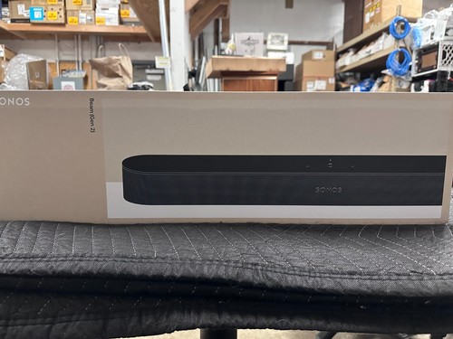 Sonos Beam Soundbar Gen 2 Black BEAM2US1 NEW SEALED BOX