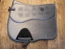 EQUIPAD Velvet Close Dressage Saddle Pad Memory Foam FULL SIZE Grey