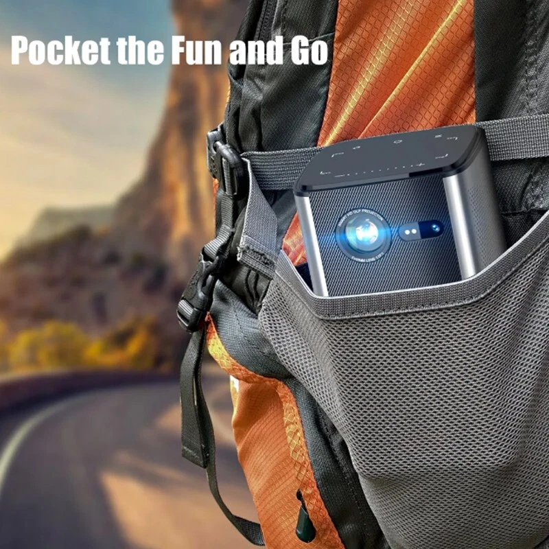 BYINTEK P70 SMART PROJECTOR 3D 4K Portable Mini Wifi Home Theater Full HD 1080P - Image 4 of 4