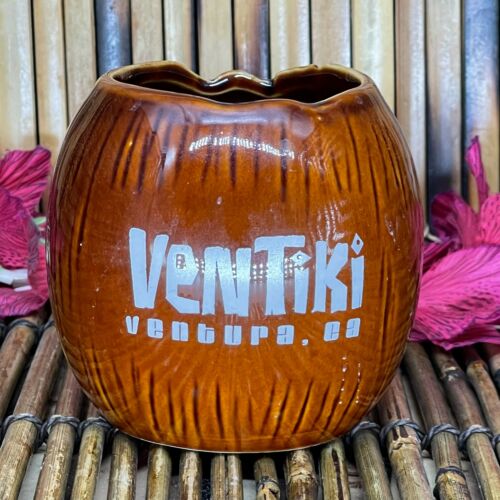 Jagged Top Tiki Farm Coconut Mug For VenTiki Lounge Tiki Mug