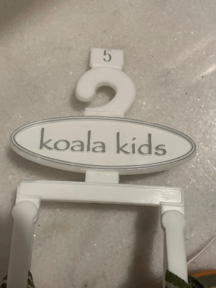 Sandalias Koala Niños Niño Pequeño Talla 5, Verde y Tostado, Lindos Zapatos Foto 3 de 4