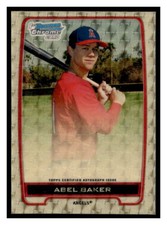 Marketplace image: ABEL BAKER 2012 BOWMAN CHROME SUPERFRACTOR NON NUMBERED BCA-AB