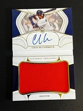 Chas McCormick 2022 National Treasures RPA RC Patch Auto Booklet #ed 48/99
