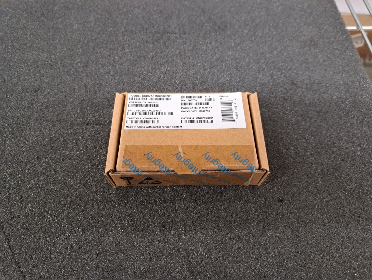 ターキー New, Intel, SSDMAEMC080G2C1, SSD 310 Series 80 GB mSATA mini