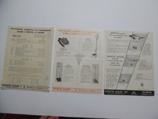 1949 Detecto Scale Catalog Sheet Lot Doctor Medical Household Brooklyn Vintage