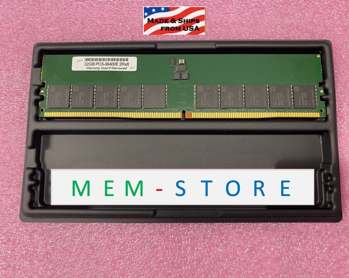 32GB DDR5-4800MHz ECC UDIMM RAM Hynix IC Compatible w/ InnoDisk