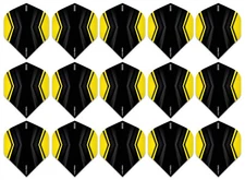 5 New Sets Pentathlon HD 150 X-Wing Standard Dart Flights – Yellow