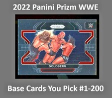 2022 Panini Prizm WWE Wrestling Base Vets & Rookies - You Pick - Debut Edition