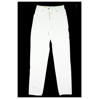 Edwin Newton Slim Damen Jeans Hose Karotte 80er 90er Legendär W27 L32 weiß NEU