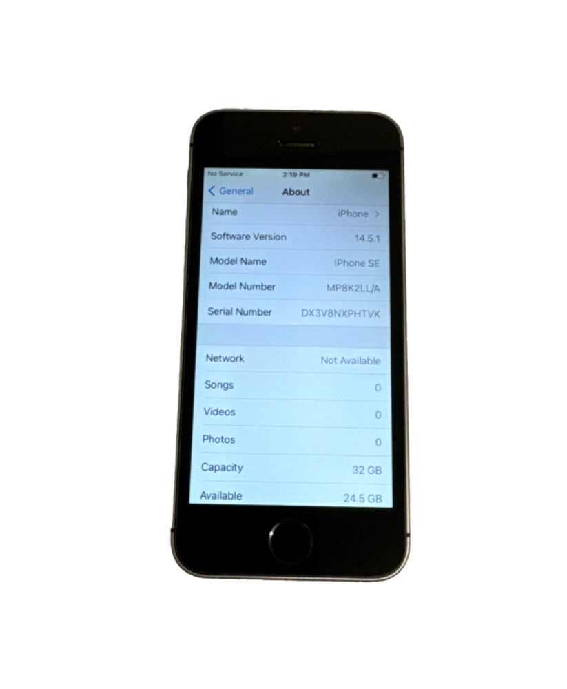 iPhoneSE ３２Ｇ Apple iPhone SE - 32 GB - Space Gray (Verizon) for sale