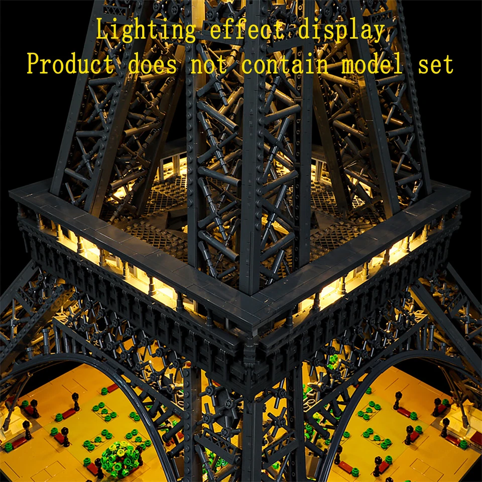 LED Light Kit for LEGOs Icons Eiffel tower 10307 - Image 3 of 4