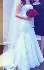 Bridal gown Simone Carvalli size 8-10